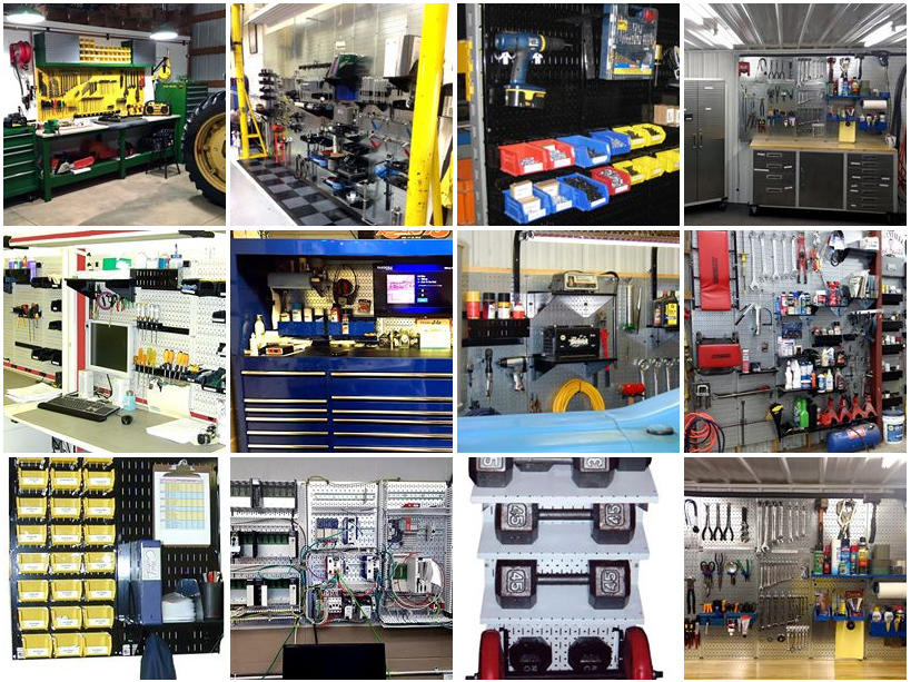 Industrial Pegboard Heavy Duty Tool Peg Board Industrial Commercial